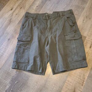 CARHARTT MENS CARGO SHORTS RELAXED FIT GREEN SIZE 40